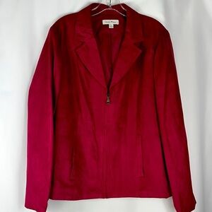 Studio Works faux suede jacket Sz 16
